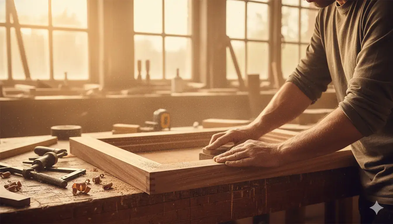 Henk Oost aan het werk